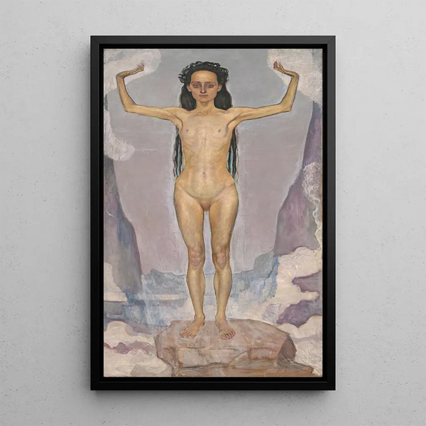 Truth of the Day - Ferdinand Hodler — framed artwork on a wall