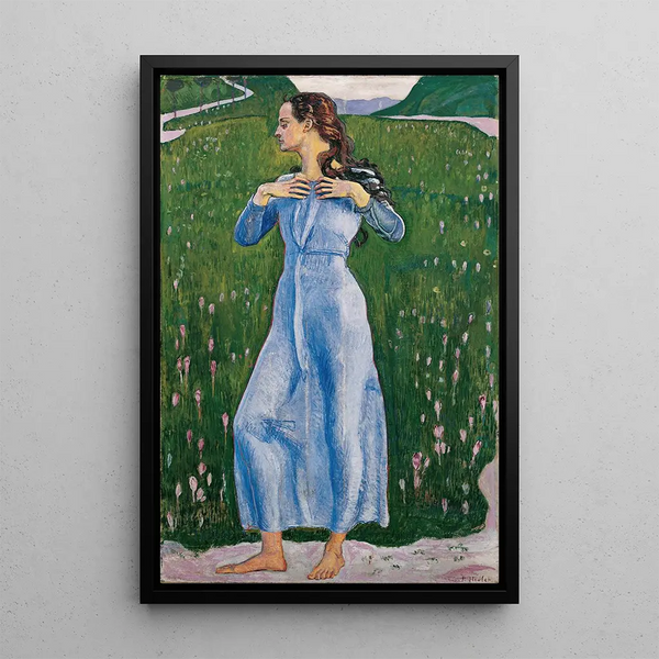 Emotion - Ferdinand Hodler — framed artwork on a wall