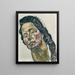 Contemplez l'infini - Ferdinand Hodler — framed artwork on a wall
