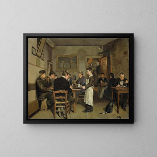 House Guesthouse Painting - Ferdinand Hodler — framed artwork on a wall