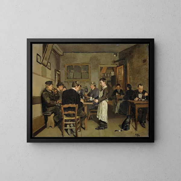House Guesthouse Painting - Ferdinand Hodler — framed artwork on a wall