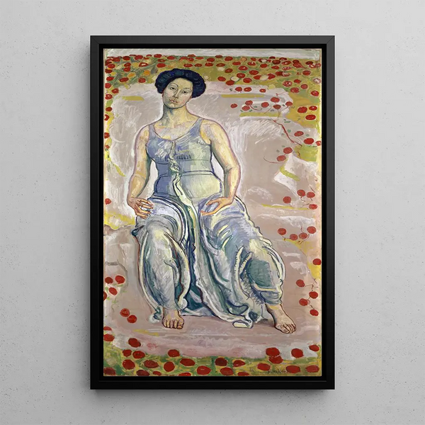 Holy Hour Painting - Ferdinand Hodler — framed artwork on a wall