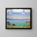 Lake Geneva seen from Chexbres - Ferdinand Hodler — framed artwork on a wall