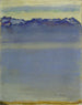 the Lake Geneva with the Savoy Alps - Ferdinand Hodler — artwork view