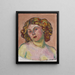 Portrait Painting of Régina Morgeron - Ferdinand Hodler — framed artwork on a wall