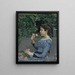 Portrait of Helen Weigl - Ferdinand Hodler — framed artwork on a wall