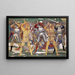 The Battle of Näfels - Ferdinand Hodler — framed artwork on a wall