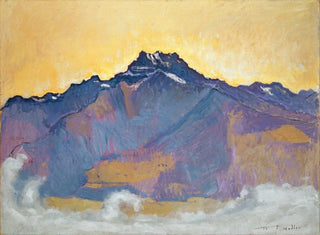 Les Dents du Midi vues depuis Chesires - Ferdinand Hodler — artwork view