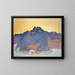 Les Dents du Midi vues depuis Chesires - Ferdinand Hodler — framed artwork on a wall