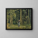 Promenade le long de la lisière d'un bois - Ferdinand Hodler — framed artwork on a wall