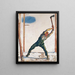 Lumberjack - Ferdinand Hodler — framed artwork on a wall