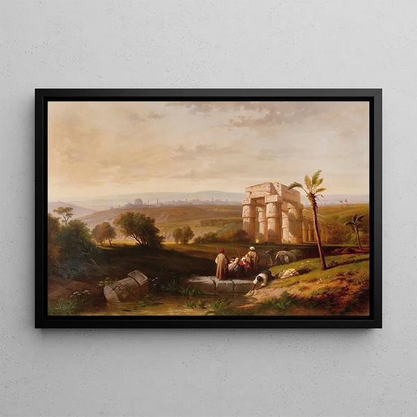 Souvenirs d'Égypte - Ferdinand Joseph Bernard Marinus — framed artwork on a wall