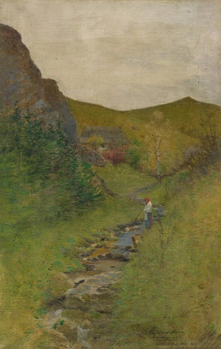 Ferdinand Katona - By the stream.webp