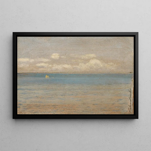 Sea Painting - Ferdinand Katona — framed artwork on a wall