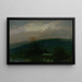 La montagne Tatra la nuit - Ferdinand Katona — framed artwork on a wall