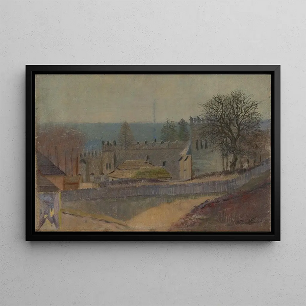 View of Strky - Ferdinand Katona — framed artwork on a wall