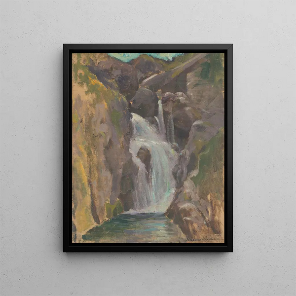 Cascade - Ferdinand Katona — framed artwork on a wall
