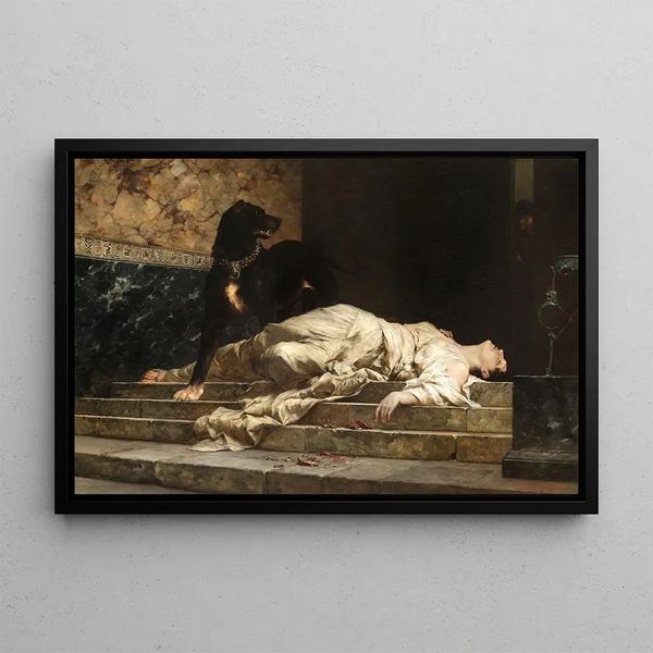 Séléné - Ferdinand Keller — framed artwork on a wall