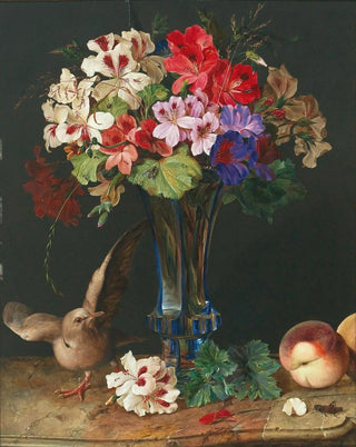 Nature morte avec des fleurs dans un vase - Ferdinand Kuss — artwork view