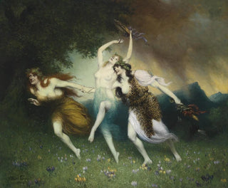 Nymphes fuyantes - Ferdinand Leeke — artwork view