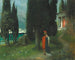 Peaceful Evening Painting - Ferdinand Leeke — artwork view