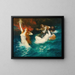 Les Rhinemaiden - Ferdinand Leeke — framed artwork on a wall