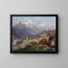 Sacred Blood Painting - Ferdinand Lepié — framed artwork on a wall