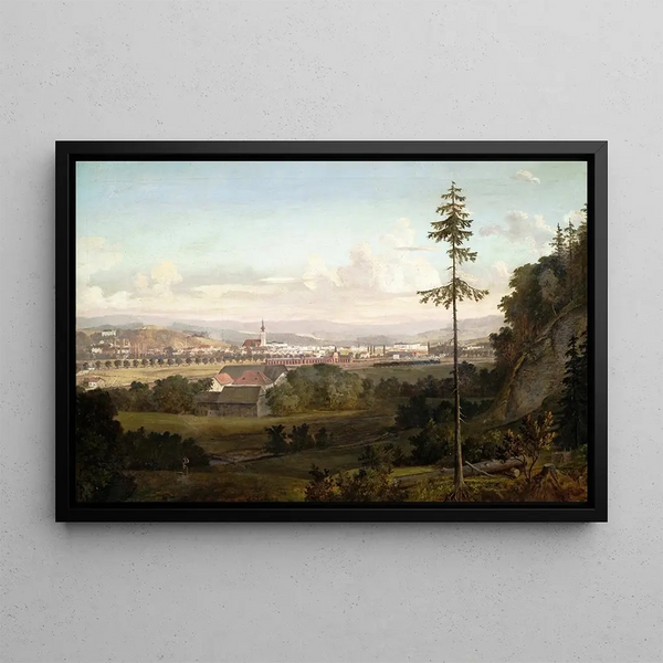 Ried im Innkreis - Ferdinand Lepié — framed artwork on a wall