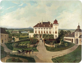 Château de Lichtenegg near Wels - Ferdinand Lepié — artwork view