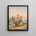 Chemin vers le champ 2 - Ferdinand Mahron — framed artwork on a wall