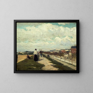 Les fortifications du boulevard Berthier - Ferdinand Marks — framed artwork on a wall