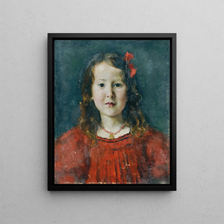 Leni Küstenbaum - Ferdinand Matthias Zerlacher — framed artwork on a wall