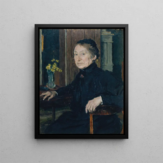 Marie Gerl II - Ferdinand Matthias Zerlacher — framed artwork on a wall
