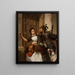 The flirt - Ferdinand Minor — framed artwork on a wall
