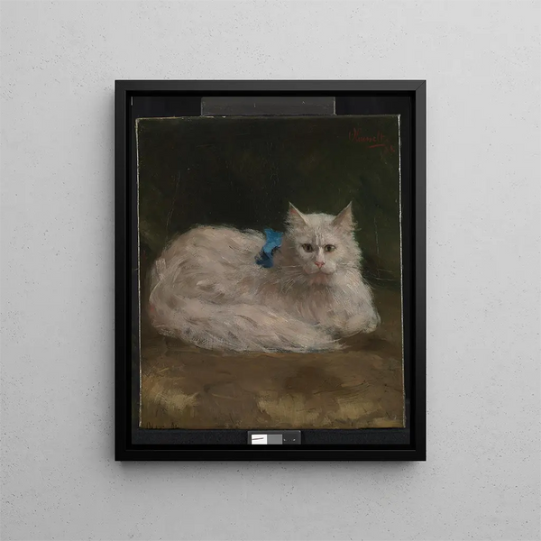 Angoras - Ferdinand Oldewelt — framed artwork on a wall