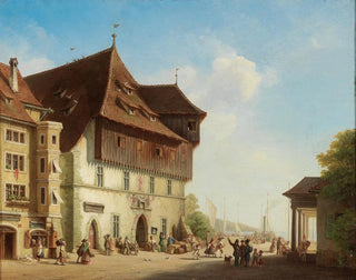 View of the Council building in Constance - Ferdinand Petzl — artwork view