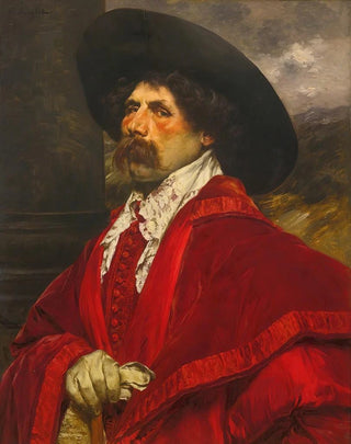 A seated rider - Ferdinand Roybet — artwork view