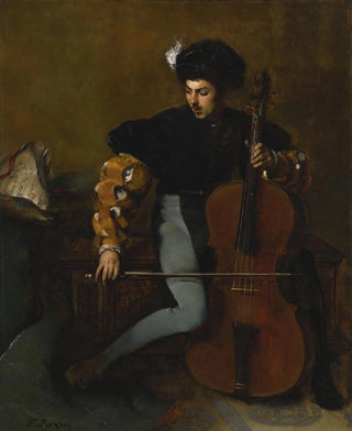 The Cellist - Ferdinand Roybet — artwork view