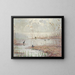 the Tollense Lake motif, Mecklenburg plateau - Ferdinand Schebek — framed artwork on a wall