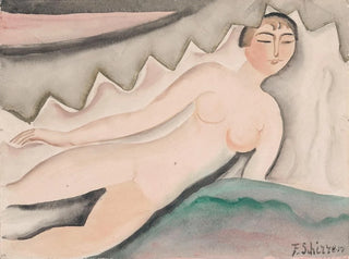 Nude reclining - Ferdinand Schirren — artwork view