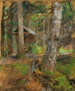 Forest and feeding table painting - Ferdinand Schmutzer — artwork view
