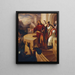 The Count Radbot of Habsburg shows his brother Bishop Werner his armed supporters - Ferdinand Schubert — framed artwork on a wall