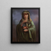 Winter Painting - Ferdinand Wagner — framed artwork on a wall