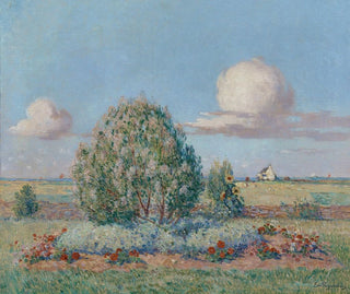 Flowerbed Painting - Ferdinand du Puigaudeau — artwork view