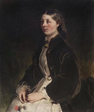 Portrait of Christine Freifrau von Schönberg - Ferdinand von Rayski — artwork view