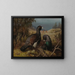 Roosters of Western Capercaillie - Ferdinand von Wright — framed artwork on a wall