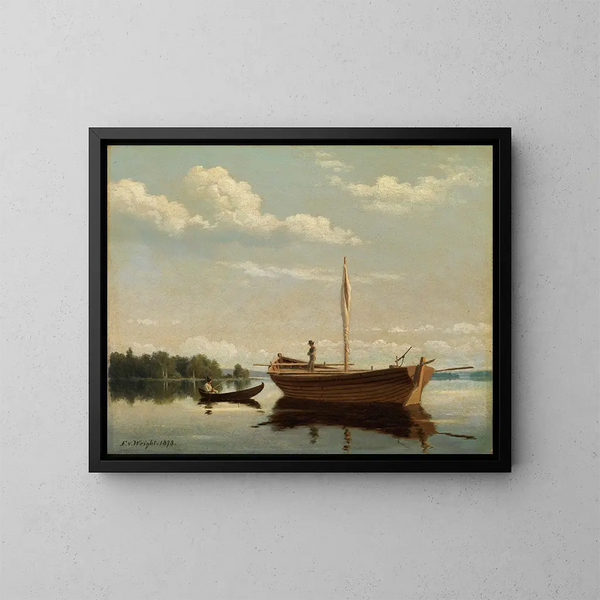 Dans les îles près de Kuopio - Ferdinand von Wright — framed artwork on a wall