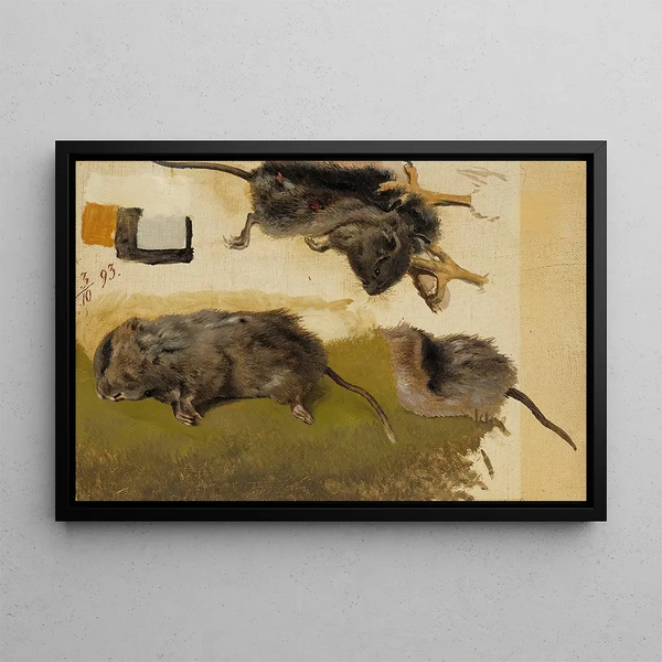Rongeurs - Ferdinand von Wright — framed artwork on a wall