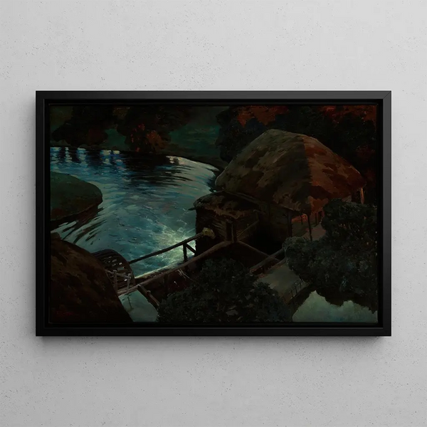 Mill - Ferdynand Ruszczyc — framed artwork on a wall