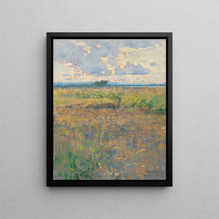 Annual Landscape - Ferenc Olgyay — framed artwork on a wall